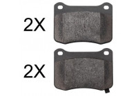 Brake Pad Set, disc brake 37835 ABS