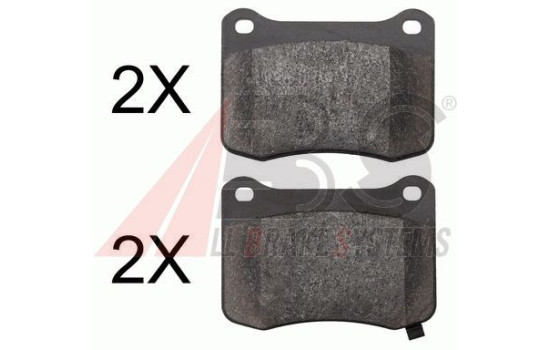 Brake Pad Set, disc brake 37835 ABS, Image 2