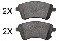 Brake Pad Set, disc brake 37841 ABS