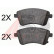 Brake Pad Set, disc brake 37841 ABS, Thumbnail 2