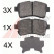 Brake Pad Set, disc brake 37843 ABS, Thumbnail 2