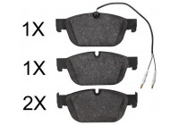 Brake Pad Set, disc brake 37845 ABS