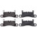 Brake Pad Set, disc brake 37850 ABS, Thumbnail 3