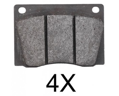 Brake Pad Set, disc brake 37852 ABS