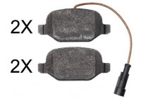 Brake Pad Set, disc brake 37853 ABS