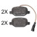 Brake Pad Set, disc brake 37853 ABS