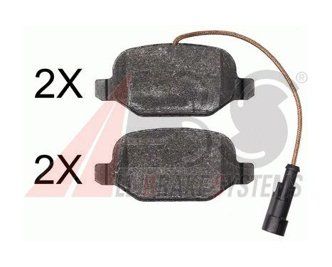 Brake Pad Set, disc brake 37853 ABS, Image 2