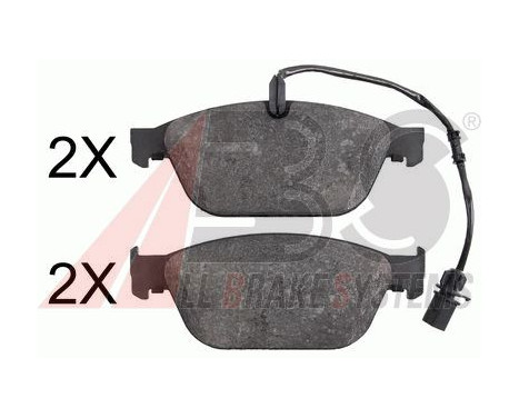 Brake Pad Set, disc brake 37855 ABS, Image 2