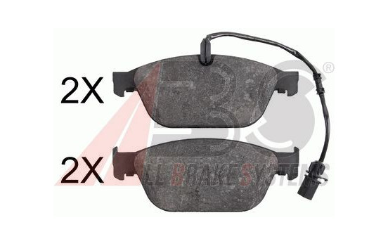 Brake Pad Set, disc brake 37855 ABS, Image 2