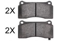 Brake Pad Set, disc brake 37856 ABS