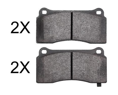 Brake Pad Set, disc brake 37856 ABS