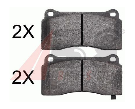 Brake Pad Set, disc brake 37856 ABS, Image 2