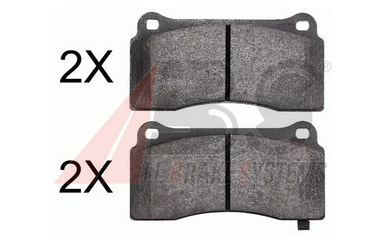 Brake Pad Set, disc brake 37856 ABS, Image 2