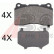 Brake Pad Set, disc brake 37857 ABS, Thumbnail 2