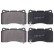 Brake Pad Set, disc brake 37857 ABS, Thumbnail 3