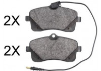 Brake Pad Set, disc brake 37858 ABS