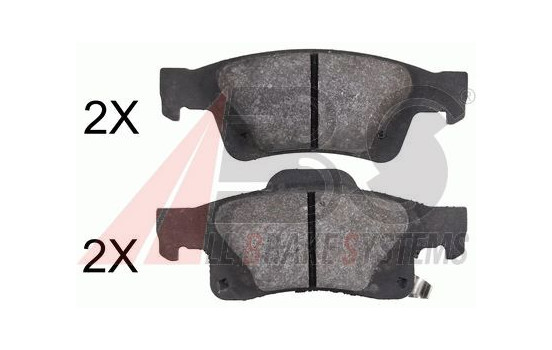 Brake Pad Set, disc brake 37860 ABS, Image 2