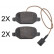 Brake Pad Set, disc brake 37863 ABS