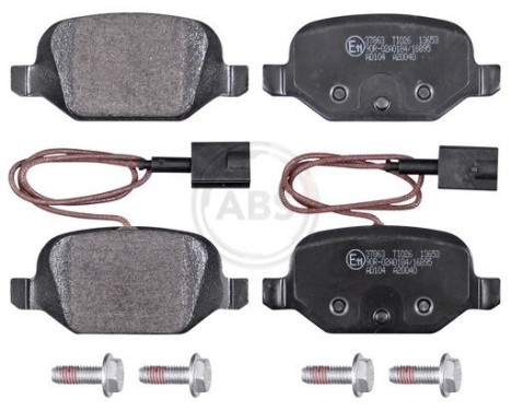 Brake Pad Set, disc brake 37863 ABS, Image 2