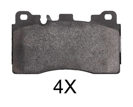 Brake Pad Set, disc brake 37867 ABS