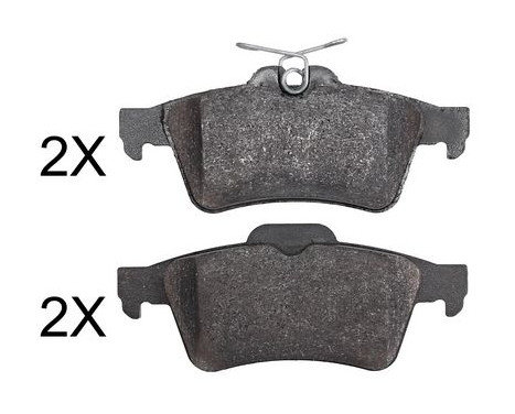 Brake Pad Set, disc brake 37869 ABS