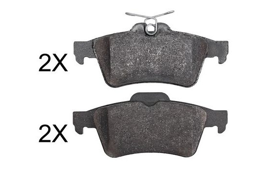 Brake Pad Set, disc brake 37869 ABS