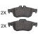 Brake Pad Set, disc brake 37870 ABS