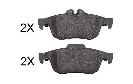 Brake Pad Set, disc brake 37870 ABS