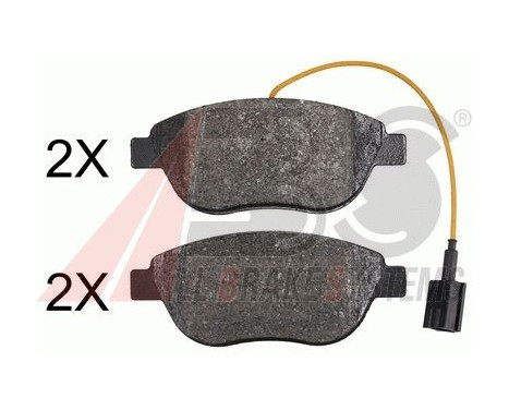 Brake Pad Set, disc brake 37871 ABS, Image 2