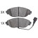 Brake Pad Set, disc brake 37872 ABS