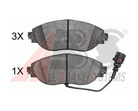 Brake Pad Set, disc brake 37872 ABS, Image 2