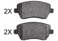 Brake Pad Set, disc brake 37873 ABS