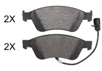 Brake Pad Set, disc brake 37875 ABS