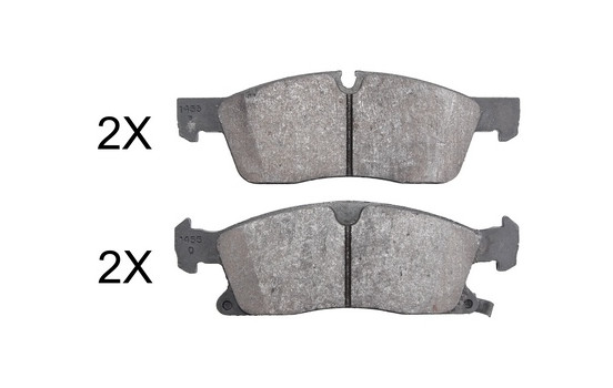 Brake Pad Set, disc brake 37878 ABS