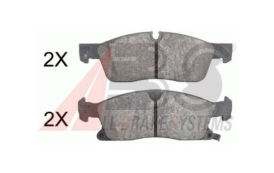 Brake Pad Set, disc brake 37878 ABS, Image 2