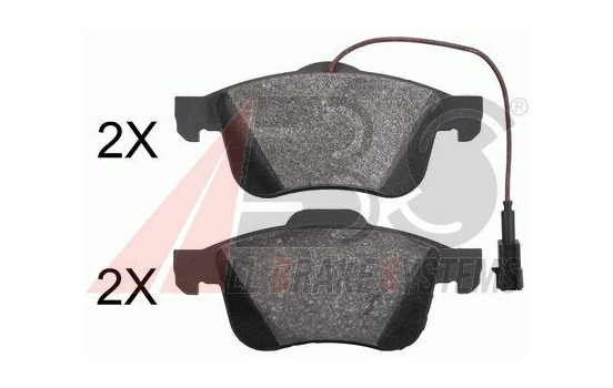Brake Pad Set, disc brake 37882 ABS, Image 2