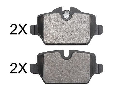 Brake Pad Set, disc brake 37883 ABS