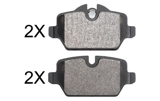Brake Pad Set, disc brake 37883 ABS