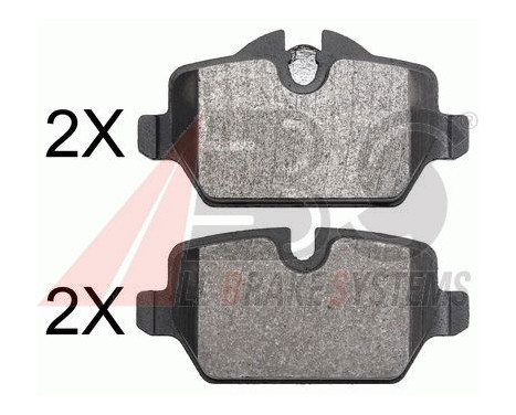 Brake Pad Set, disc brake 37883 ABS, Image 2