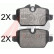 Brake Pad Set, disc brake 37883 ABS, Thumbnail 2