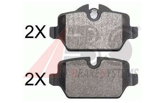 Brake Pad Set, disc brake 37883 ABS, Image 2