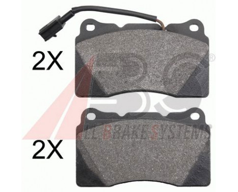 Brake Pad Set, disc brake 37884 ABS, Image 2