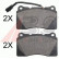 Brake Pad Set, disc brake 37884 ABS, Thumbnail 2