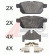 Brake Pad Set, disc brake 37886 ABS, Thumbnail 2