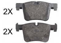Brake Pad Set, disc brake 37887 ABS