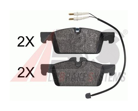 Brake Pad Set, disc brake 37888 ABS, Image 2