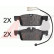 Brake Pad Set, disc brake 37888 ABS, Thumbnail 2