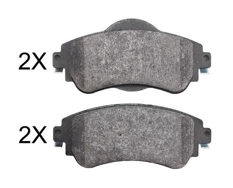 Brake Pad Set, disc brake 37890 ABS