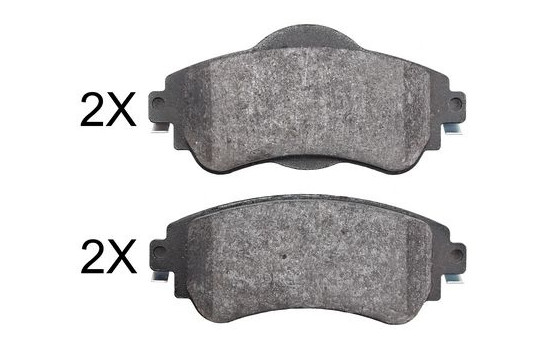 Brake Pad Set, disc brake 37890 ABS