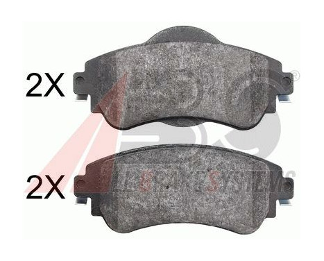 Brake Pad Set, disc brake 37890 ABS, Image 2